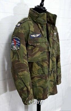 Mens Polo Ralph Lauren camo M65 military surplus patch field combat jacket L