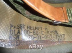 Military 87 M-1 PASGT Camouflage Army Surplus Helmet # 4D