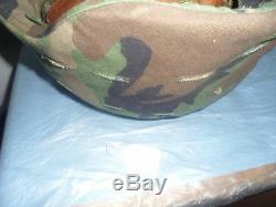 Military 87 M-1 PASGT Camouflage Army Surplus Helmet # 4D