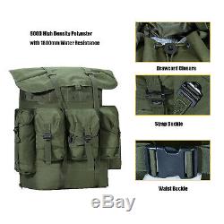 Military ALICE Combat Field Pack Army Backpack with Frame&Straps OD Green