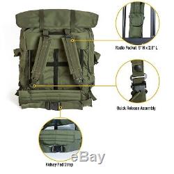 Military ALICE Combat Field Pack Army Large Rucksack Backpack with Frame&Straps