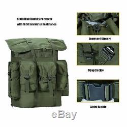 Military ALICE Pack Combat Tactical Army Backpack withFrame Olive Drab