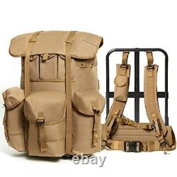 Military Alice Pack Army Survival Combat ALICE Rucksack Backpack Coyote