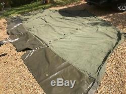 Military Army 18x24 Tent Front panel door Section Syntex Canvas Sheet MK2