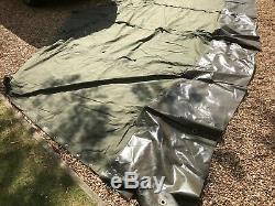 Military Army 18x24 Tent Front panel door Section Syntex Canvas Sheet MK2