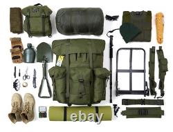 Military Army ALICE L Pack Rucksack with Frame & Air Self-Inflating Mat Camping