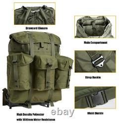 Military Army ALICE M Pack Rucksack with Frame & Air Self-Inflating Mat Camping