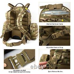 Military Army Backpack MOLLE 2 Medium Tactical Rucksack Internal Frame Multicam