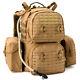 Military Army Large Rucksack Molle 2 Tactical Backpack With Pouches Coyote Brown