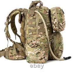 Military Army Large Rucksack Molle II Tactical Backpack with Pouches Multicam