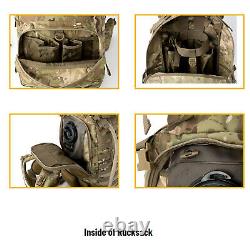 Military Army Large Rucksack Molle II Tactical Backpack with Pouches Multicam