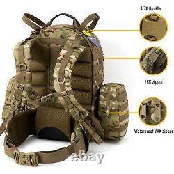 Military Army Medium Rucksack Molle II Tactical Backpack with Pouches Multicam