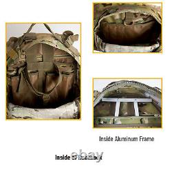 Military Army Medium Rucksack Molle II Tactical Backpack with Pouches Multicam