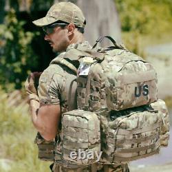 Military Army Medium Rucksack Molle II Tactical Backpack with Pouches Multicam