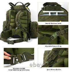 Military Army Medium Rucksack Molle II Tactical Backpack with Pouches Olive Drab