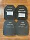 Military Army Tactical Surplus Large Strike Face Ballistic Plates 2 Sets