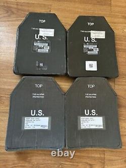 Military Army Tactical Surplus Large Strike Face Ballistic Plates 2 Sets