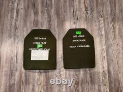 Military Army Tactical Surplus Large Strike Face Ballistic Plates Surplus R14
