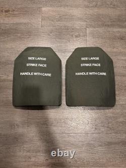Military Army Tactical Surplus Large Strike Face Ballistic Plates Surplus R35