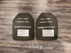 Military Army Tactical Surplus Large Strike Face Ballistic Plates Surplus R6