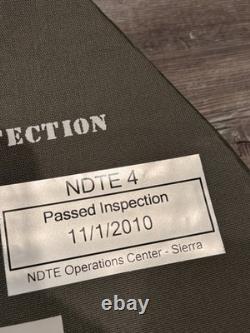 Military Army Tactical Surplus Large Strike Face Ballistic Plates Surplus R6