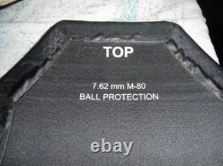Military Army Tactical Surplus Large Strike Face Ballistic Plates complete vest