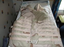 Military Army Tactical Surplus Large Strike Face Ballistic Plates complete vest