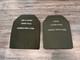Military Army Tactical Surplus Large Xl Strike Face Ballistic Plates Surplus R2