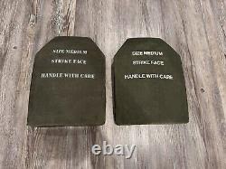 Military Army Tactical Surplus Medium Strike Face Ballistic Plates