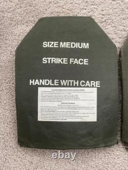 Military Army Tactical Surplus Medium Strike Face Ballistic Plates