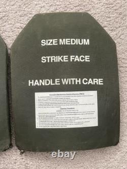 Military Army Tactical Surplus Medium Strike Face Ballistic Plates