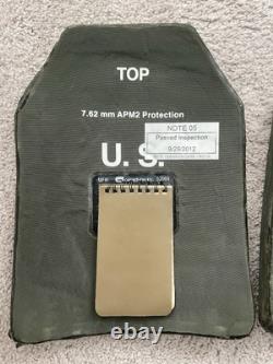 Military Army Tactical Surplus Medium Strike Face Ballistic Plates