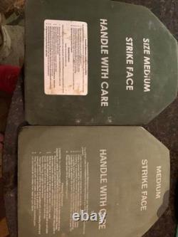 Military Army Tactical Surplus Medium Strike Face Ballistic Plates Surplus R20