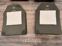 Military Army Tactical Surplus Medium Strike Face Ballistic Plates Surplus REV H
