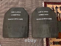 Military Army Tactical Surplus XL Large Strike Face Ballistic Plates Surplus