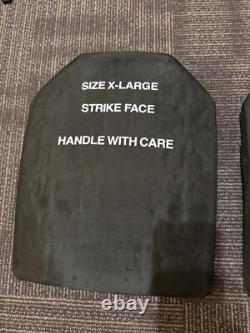 Military Army Tactical Surplus XL Large Strike Face Ballistic Plates Surplus