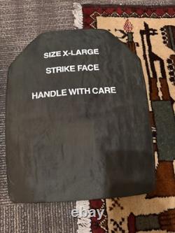 Military Army Tactical Surplus XL Large Strike Face Ballistic Plates Surplus