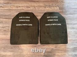 Military Army Tactical Surplus XL Large Strike Face Ballistic Plates Surplus R1