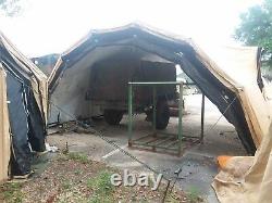 Military Army Tent DRASH MX Series M Shelter System 29 x 18 Portable Carport