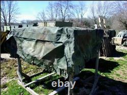 Military Back Cargo Cover Soft 4 Man Truck M998 Humvee Hmmwv Army Camo Fair