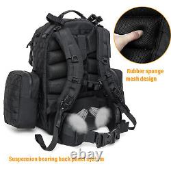 Military Backpack Army Rucksack, MOLLE 2 Medium Tactical Assault Pack with Frame