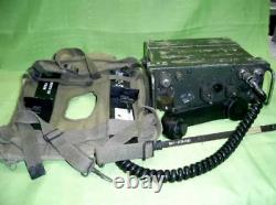 Military Backpack Field Radio Erc 11 Vintage brazilian army Ry 20 VHF-30-75 MHz