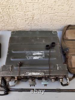 Military Backpack Field Radio Erc 11 Vintage brazilian army Ry 20 VHF-30-75 MHz