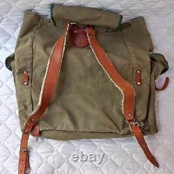 Military Backpacks 2 x Army Canvas Carrying Bags Soldier