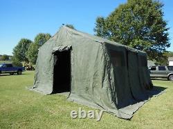 Military Base X Tent 303 Army 270 Sq-ft No Liner Yes Floor Camping Hunt