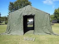 Military Base X Tent 303 Army 270 Sq-ft No Liner Yes Floor Camping Hunt