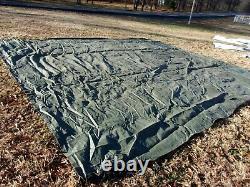 Military Base X Tent 303 Army Vinyl Canvas 270 Sq-ft Has Liner And Floor+cords