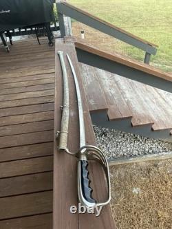 Military Ceremonial Sword U. S. Army Officer Saber Acid Etching Blade