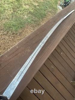 Military Ceremonial Sword U. S. Army Officer Saber Acid Etching Blade