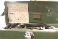 Military Field Telephone Set Pye Tmc Type 1705/as Two Wire Y1/5805-99-966-0006